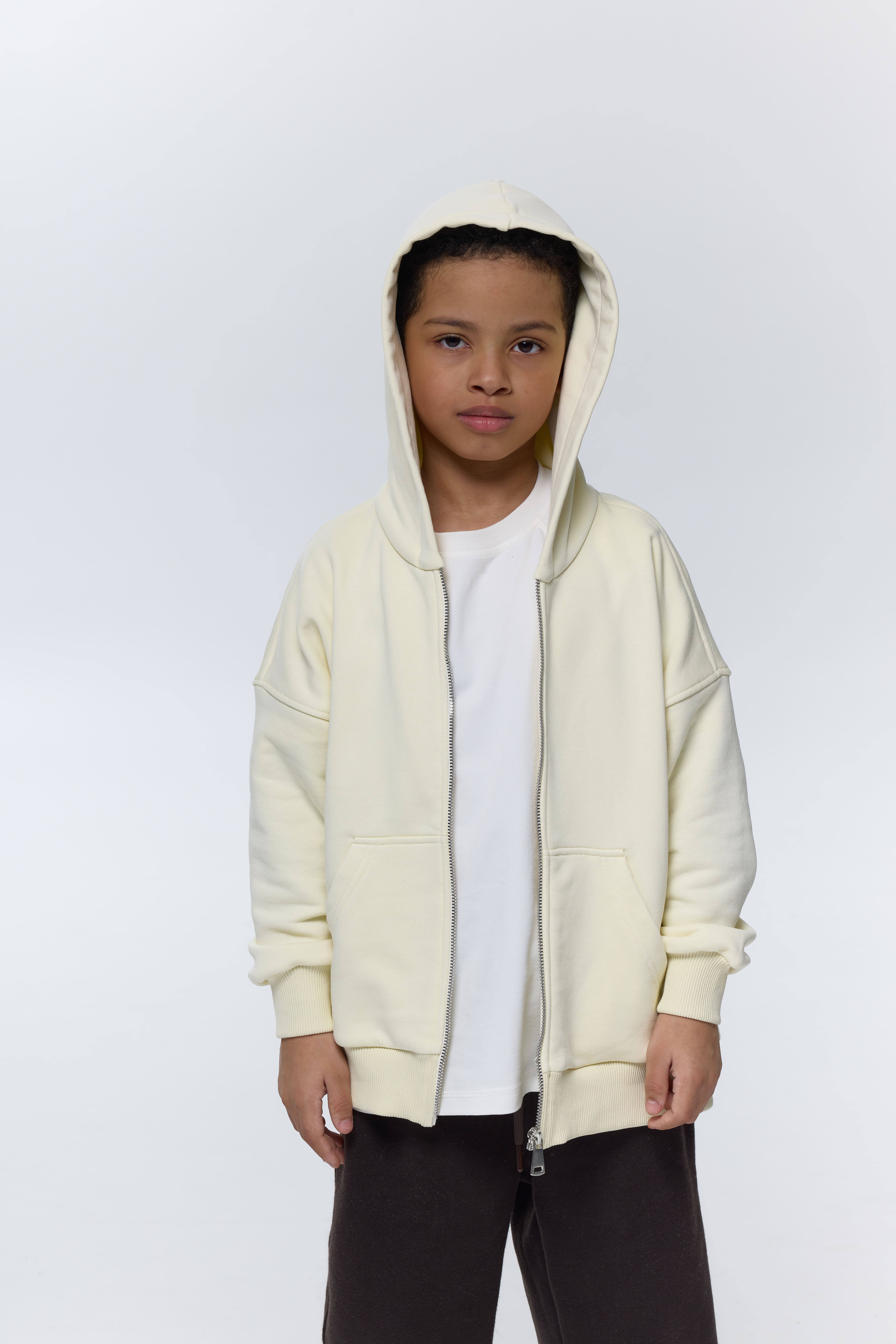 Худі зіп barvà вершковий unisex 